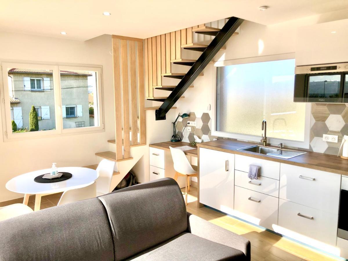 شقة La Parenthese Balneo T2 Cosy De 40M² Avec Terrasse Ternay  المظهر الخارجي الصورة
